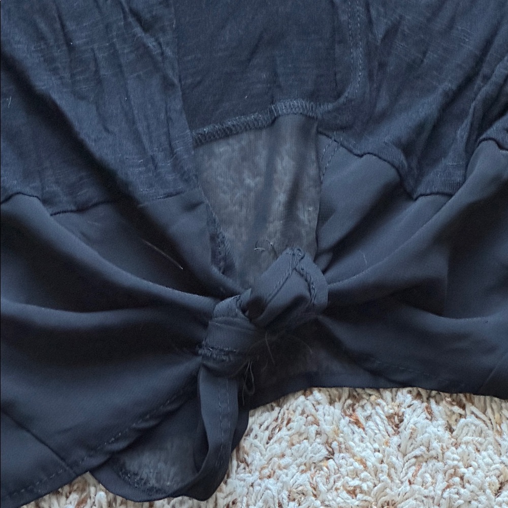 Not available Romeo Juliet Black Asymmetrical Blouse - Picture 8 of 9
